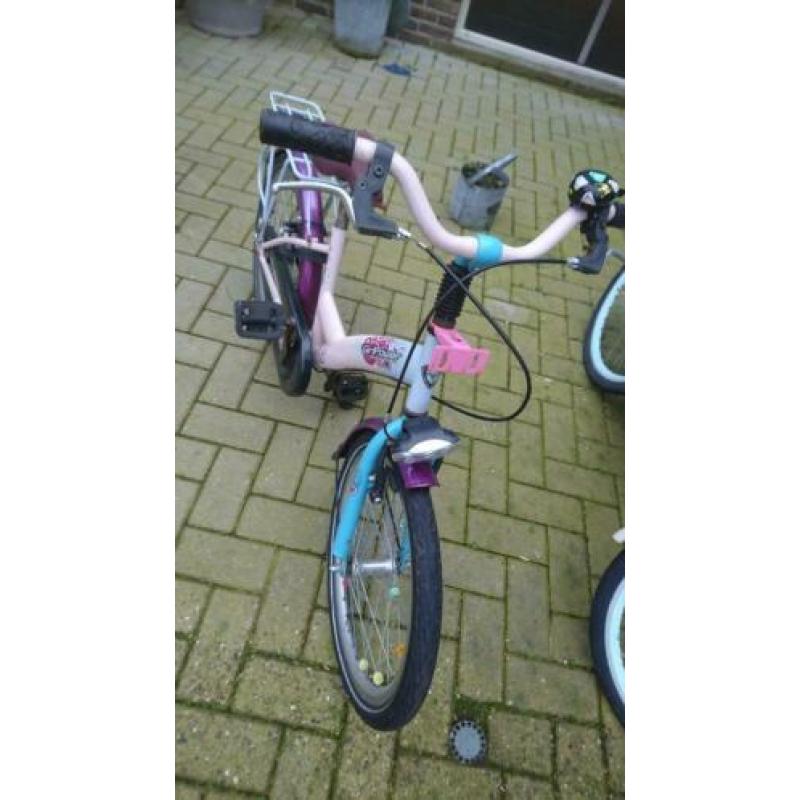 Meisjes fietsen 24 inch en 20 inch samen voor 20.00 euro