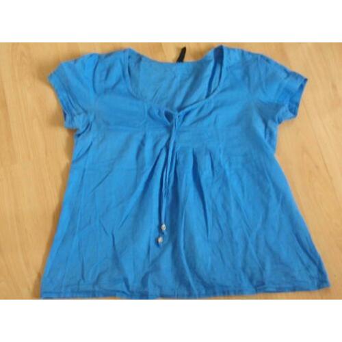 Only: Blauw Shirt maat S