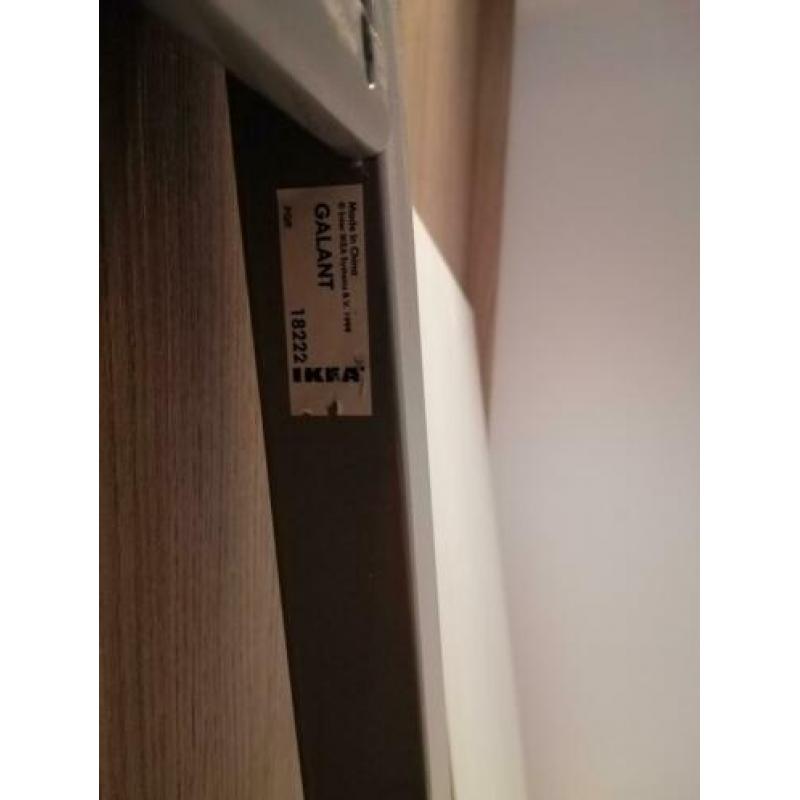 Ikea hoekbureau, bureau galant wit.