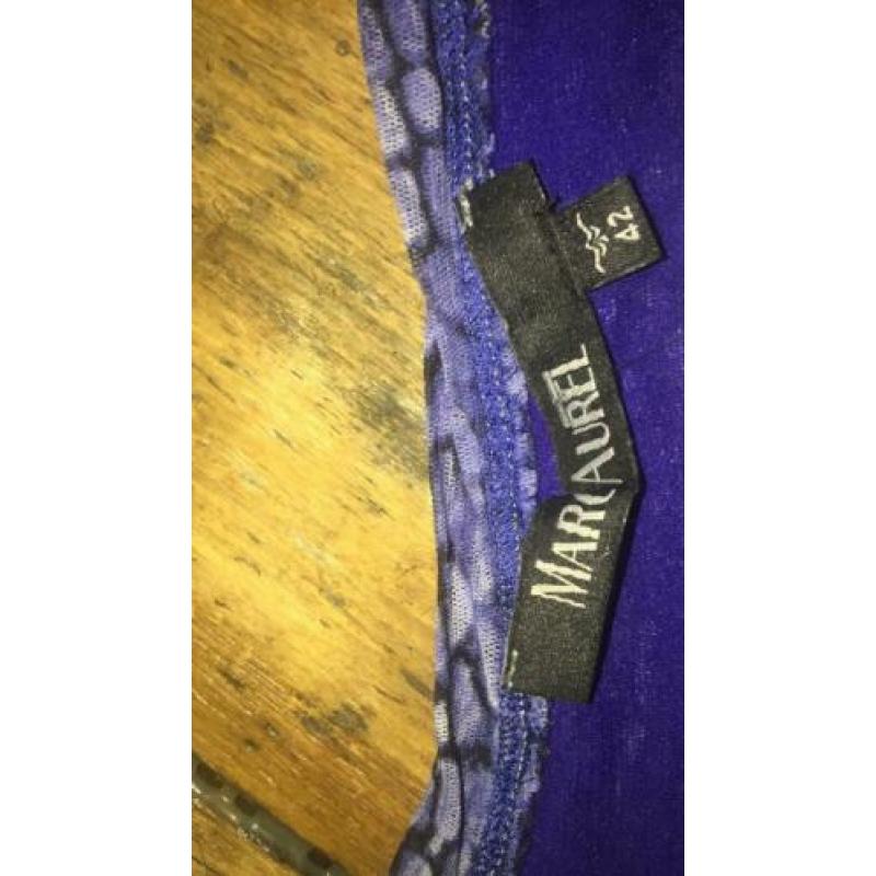 Marc Aurel maat 42 longsleeve bleu