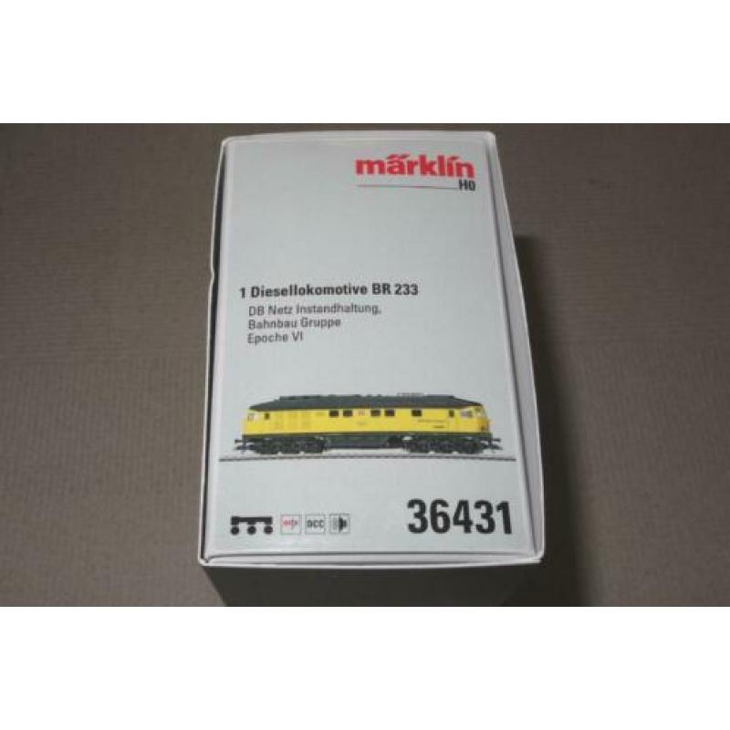 Märklin MHI 36431 Bahnbau BR233 met piëzo rook