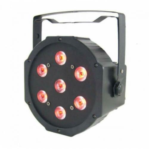 LED Flat Par 7x10W 4in1 RGBW