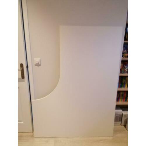 Ikea hoekbureau, bureau galant wit.