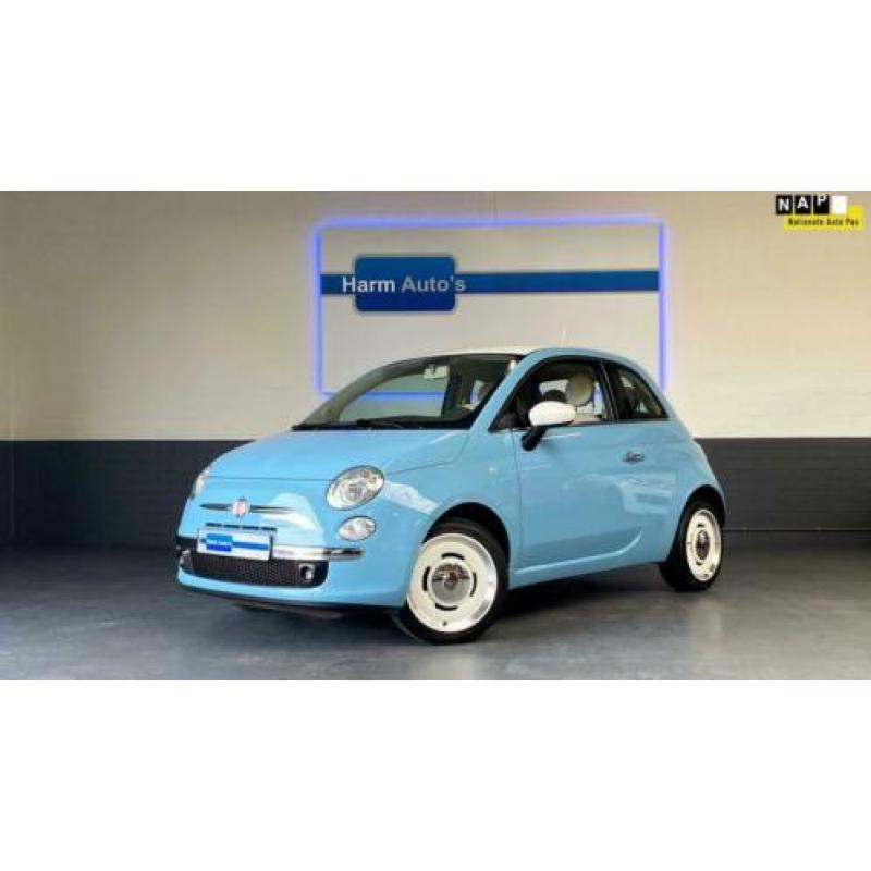 Fiat 500 1.2 Vintage '57 airco leder '16'