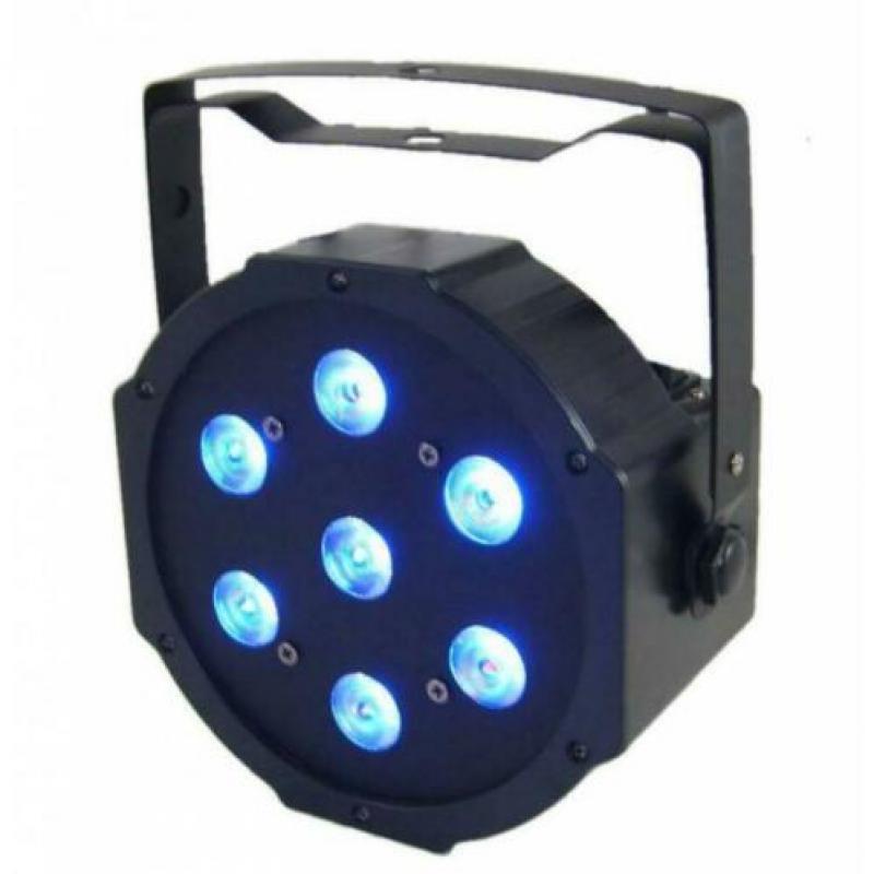 LED Flat Par 7x10W 4in1 RGBW