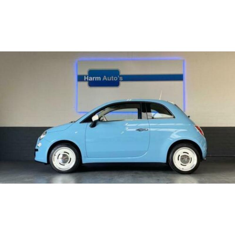 Fiat 500 1.2 Vintage '57 airco leder '16'