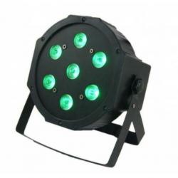 LED Flat Par 7x10W 4in1 RGBW