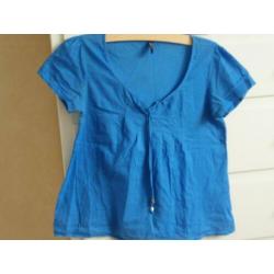 Only: Blauw Shirt maat S