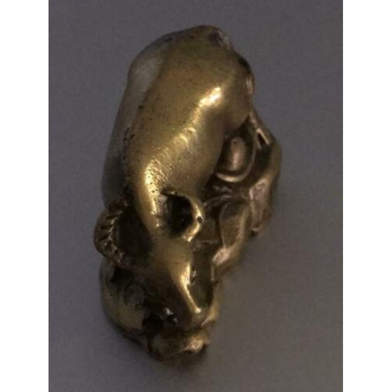 Chinese brons buffel rijkdom ingot