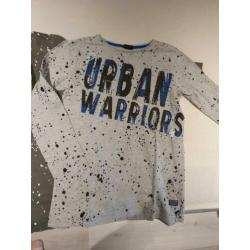 3x Longsleeve wibra en cars maat 152/158