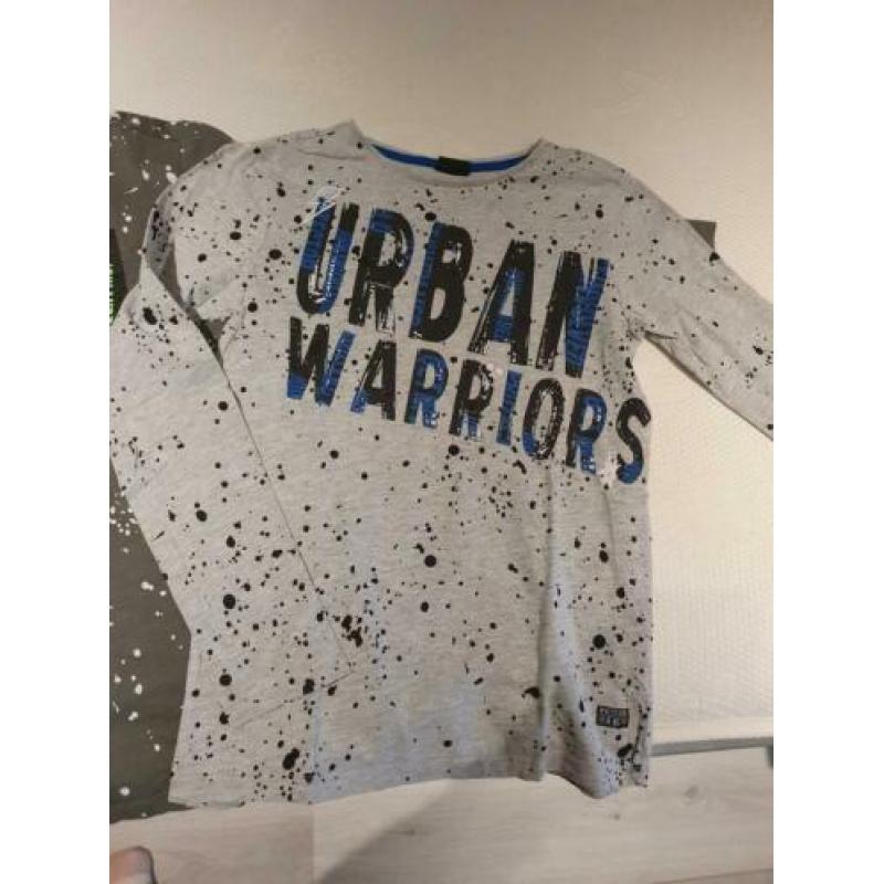 3x Longsleeve wibra en cars maat 152/158