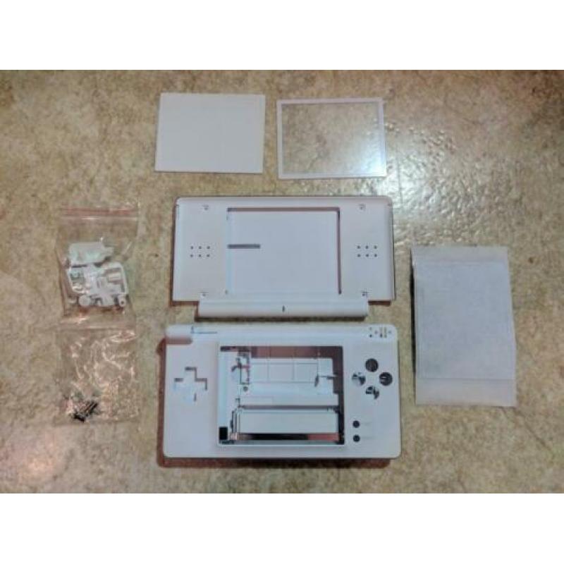 Originele witte Nintendo DS Lite behuizing compleet