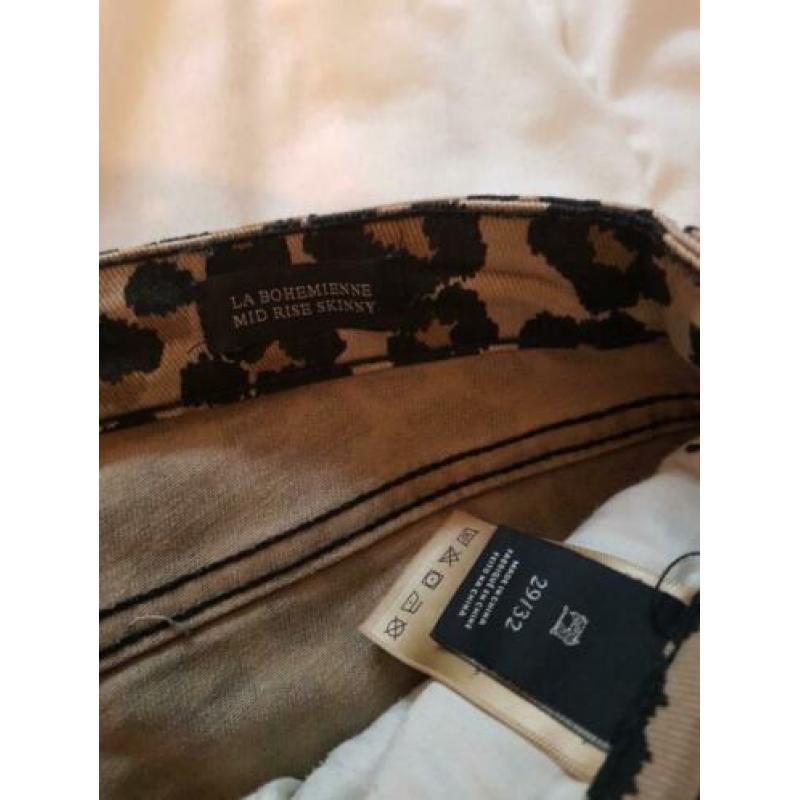 Maison Scotch (Scotch & Soda) luipaard/leopard broek 29/32