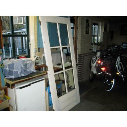 hardhouten deur