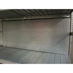 Gaatjeswand / metalen perfobord 150x63 cm