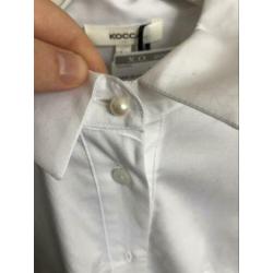 Kocca blouse maat L parels wijde mouw nieuw wit