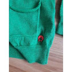Someone prachtig appeltjes groen vestje maat 128 zgan