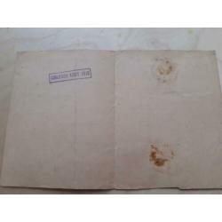 Franse distributie kolen kaart wo1 ww1