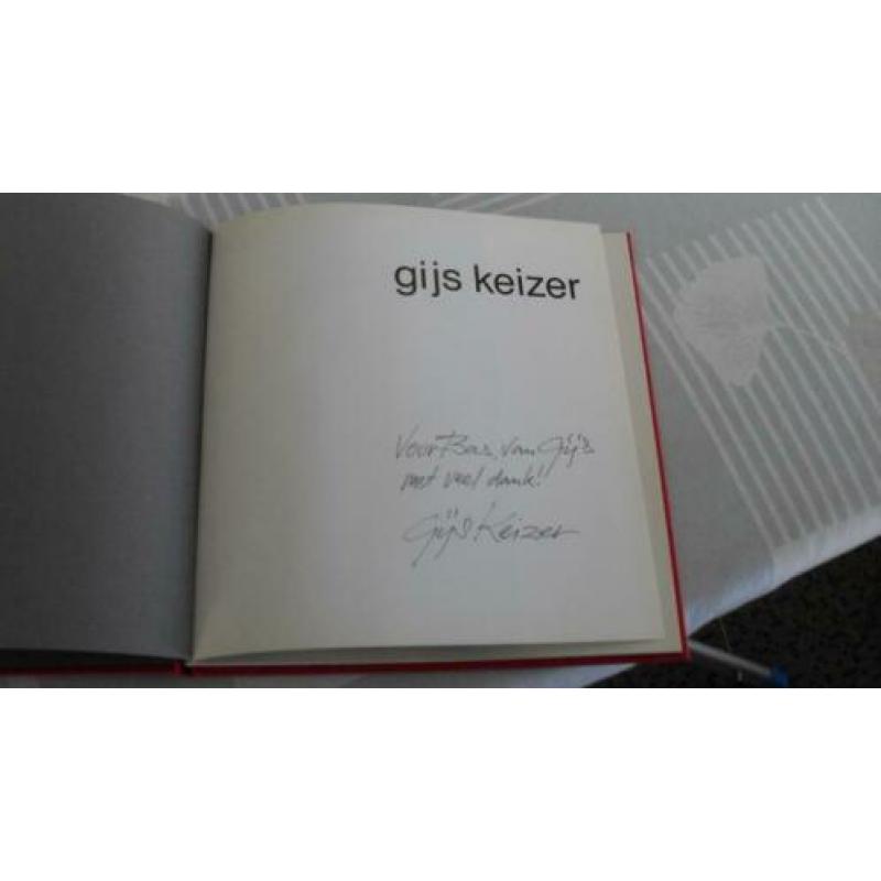 Gijs Keizer ;gesign zeefdruk/gesign boek; Mondriaan