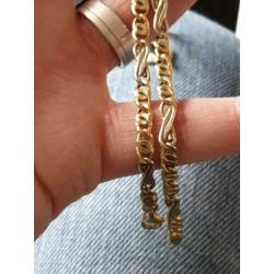 Gouden ketting en armband verkocht!!