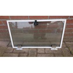 Hardglas klepraam