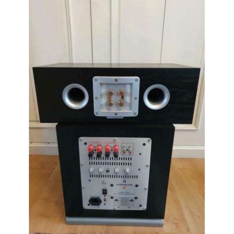 Audiovector KI-serie 5.1 speakerset inclusief standaarden