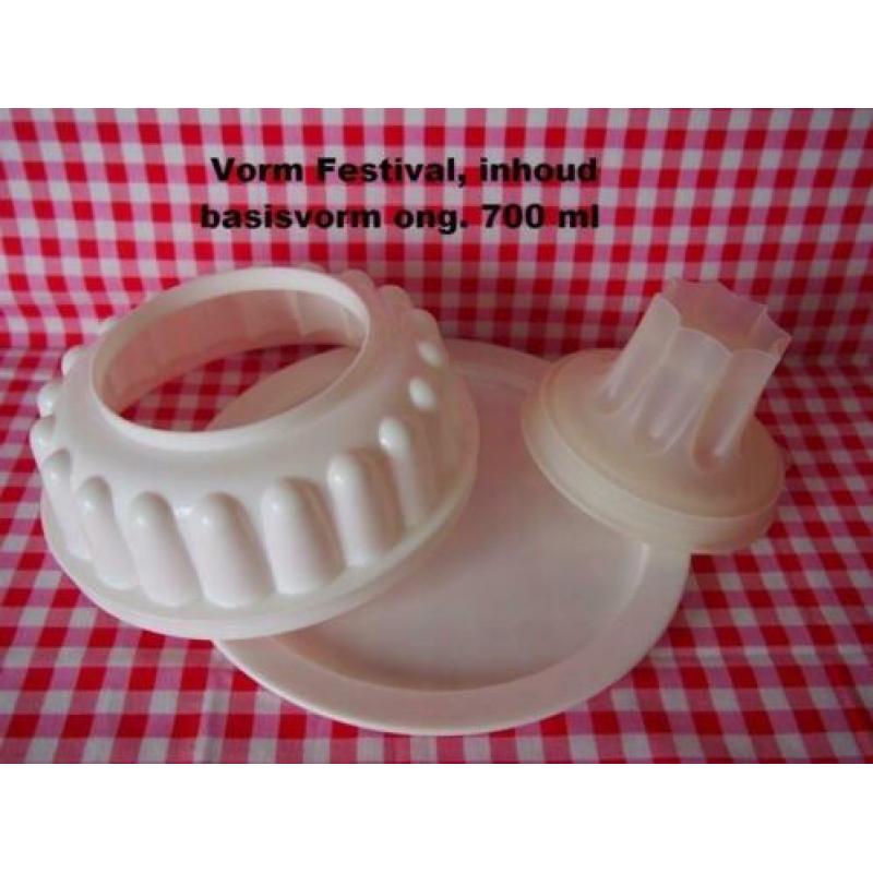 012 Puddingvorm, Festival; en meer Tupperware advertenties