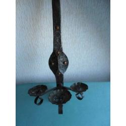 metalen wandkandelaar