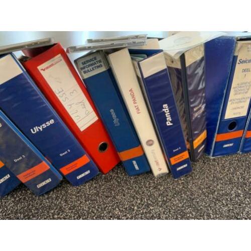 Grote partij werkplaatshandboeken Fiat