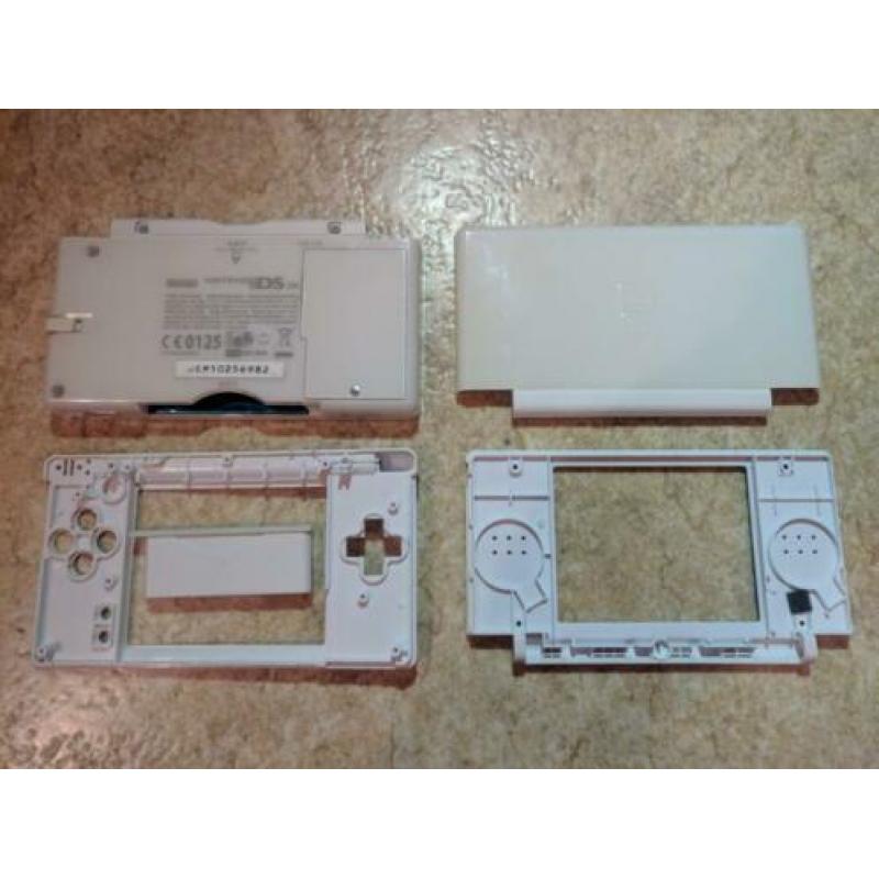 Originele witte Nintendo DS Lite behuizing compleet