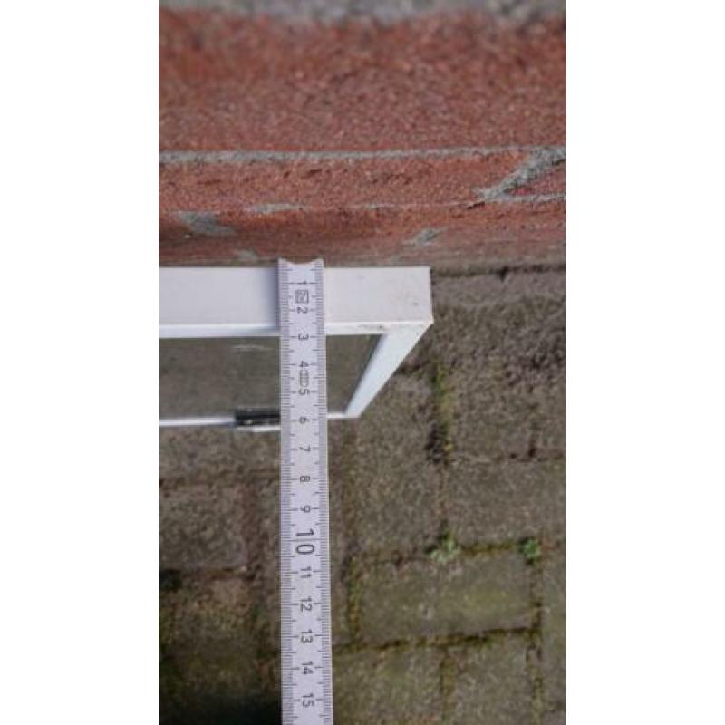 Hardglas klepraam