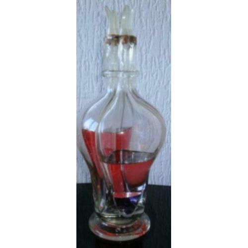 Antieke karaf met 4 compartimenten