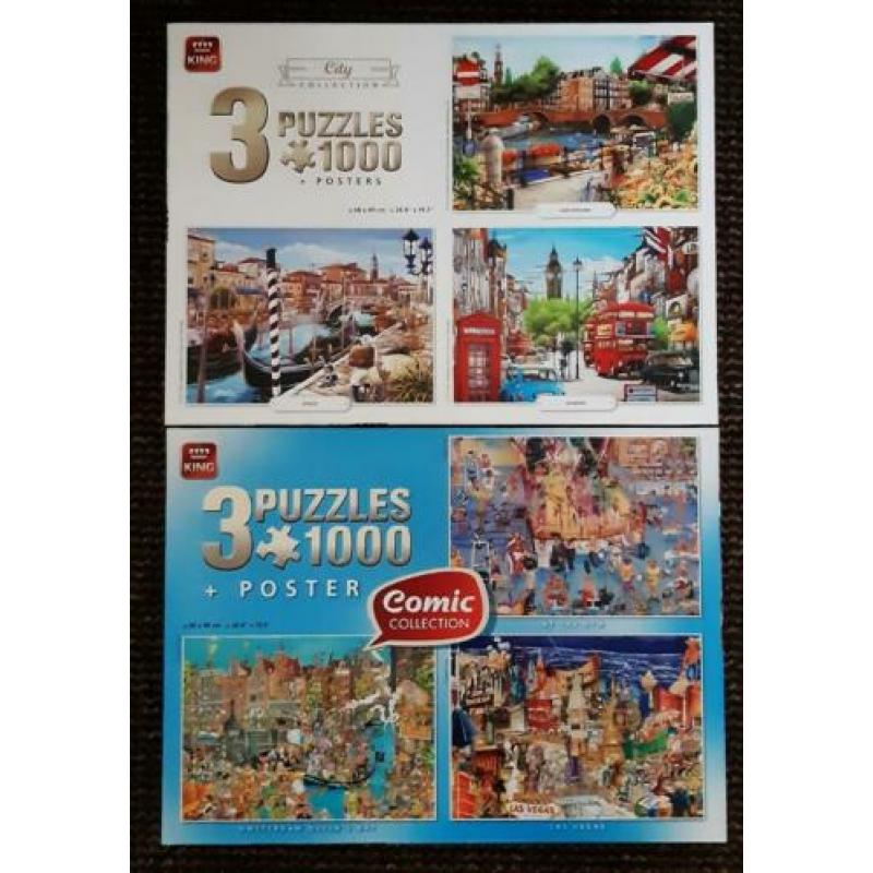 King Puzzels, 1000 stukjes