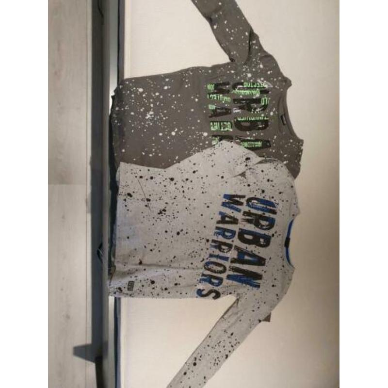 3x Longsleeve wibra en cars maat 152/158