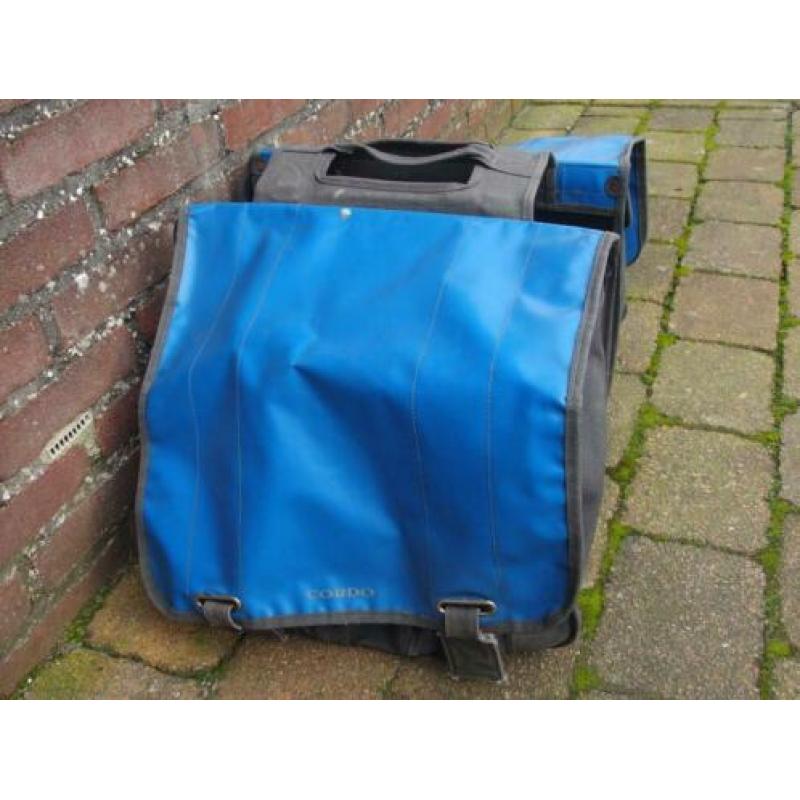 Fietstassen, Cordo, blauw