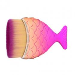 make-up kwast penseel zeemeermin mermaid paars goud NIEUW