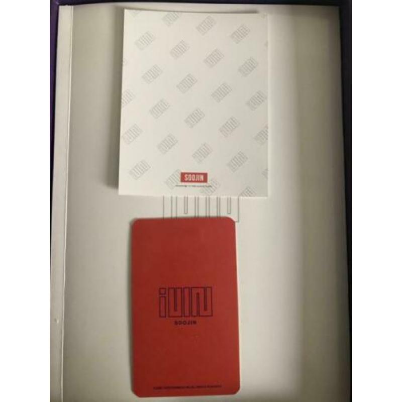 G idle i am album soojin photocard kpop gidle