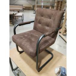 Stoelen stof metalen frame. Nieuw.!!