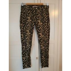 Maison Scotch (Scotch & Soda) luipaard/leopard broek 29/32