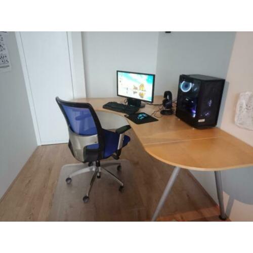 Galant L Desk with chair