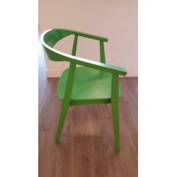 Groene houten Ikea Stockholm stoel
