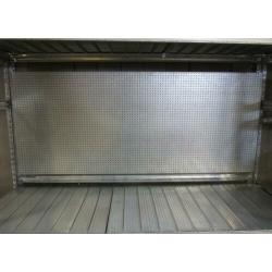 Gaatjeswand / metalen perfobord 150x63 cm
