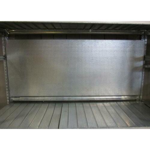Gaatjeswand / metalen perfobord 150x63 cm