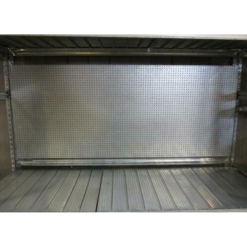 Gaatjeswand / metalen perfobord 150x63 cm