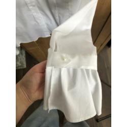 Kocca blouse maat L parels wijde mouw nieuw wit