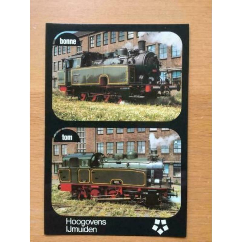 Ansichtkaart treinen trein locomotief Hoogovens Tata Steel