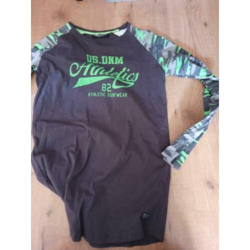 3x Longsleeve wibra en cars maat 152/158