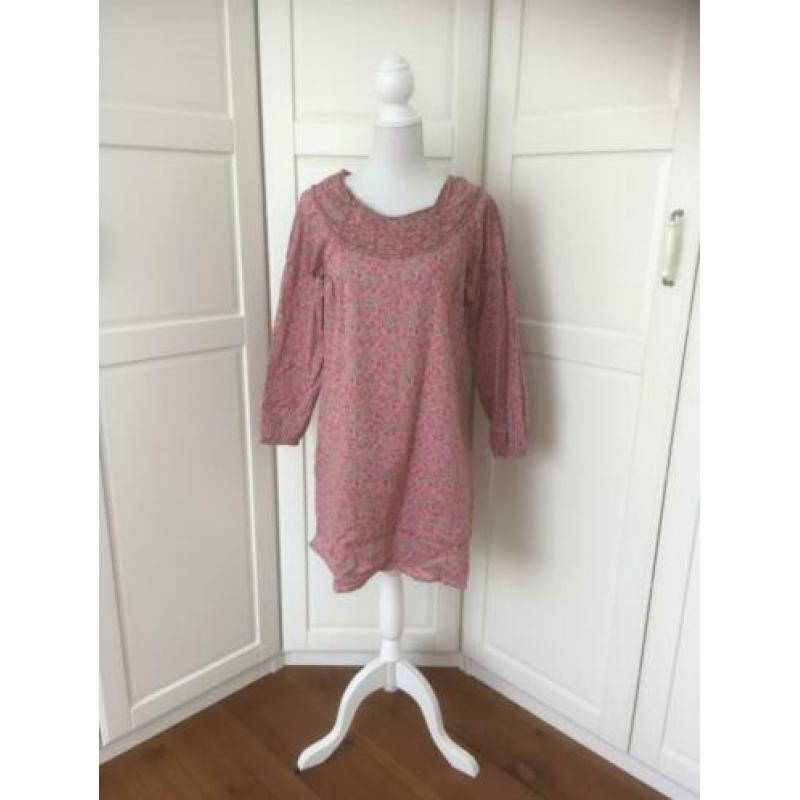 YNot? roze bloemetjes print tuniek blouse, maat L