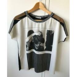 Top met print - ZARA maat S/M