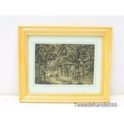 Padang prent schilderij 87036
